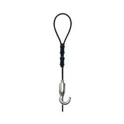 カラーワイヤー自在 小 径1.2mm 2.0m ブラック 1172-B