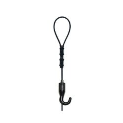 カラーワイヤー自在 小 径1.2mm 0.7m オールブラック 1169BB