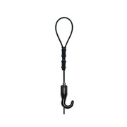 1169BB [カラーワイヤー自在 小 径1.2mm 0.7m オールブラック]