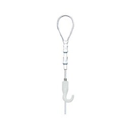 カラーワイヤー自在 小 径1.2mm 1.5m オールホワイト 1171WW