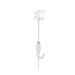 コロン型ワイヤー自在 径1.2mm 1.0m オールホワイト 壁面用 1900WW