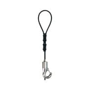 S-1168-B [セフティカラーワイヤー自在 小 径1.2mm 0.5m ブラック]