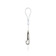 S-1181-W [セフティカラーワイヤー自在 大 径1.5mm 1.5m ホワイト]