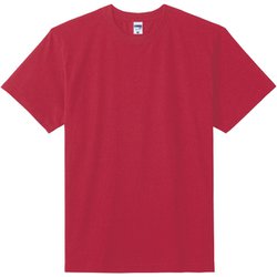 6.2オンスTシャツ(ポリジン) MS1159 3 レッド Lサイズ [アウトドア カットソー ユニセックス]