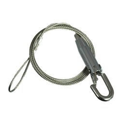 極上セフティワイヤー自在 大 径1.5mm 1m スライドケース入り F-0100-S