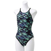 ライトニングカモフラージュターンズスーツ Lightning Camouflage TurnS Suit STW02151 グリーン(GR) Lサイズ [ワンピース水着 レディース]