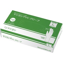 マツヨシPVCグローブ パウダーフリー Lサイズ 100枚入 MY-7523