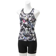 プリズムスプラッシュセパレーツ Prism Splash Separates SFW22161(K)ブラック Sサイズ [水着 レディース]