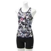 プリズムスプラッシュセパレーツ Prism Splash Separates SFW22161(K)ブラック Mサイズ [水着 レディース]