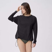 リファインドロングスリーブUVトップ Refined L/S UV Top SFW72166 ライトブラック(LK) Lサイズ [フィットネス シャツ レディース]