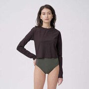 リファインドロングスリーブUVショートトップ Refined L/S UV Short Top SFW72167 セピア(SP) Lサイズ [フィットネス シャツ レディース]