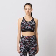 ライトニングカモソフトアクロスショートトップ Lightning Camo Soft Across Short Top SFW72155 ブラック(K) Mサイズ [フィットネス トップス レディース]