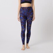 ライトニングカモソフトアクロスレギンス Lightning Camo Soft Across Leggings SFW82153 ブルーフレーム(BF) Lサイズ [フィットネス レギンス レディース]