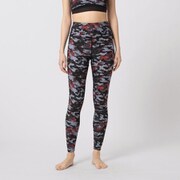 ライトニングカモソフトアクロスレギンス Lightning Camo Soft Across Leggings SFW82153 ブラック(K) Mサイズ [フィットネス レギンス レディース]