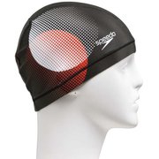 ジャパンドットトリコットキャップ SE12013 ブラック×ホワイト(KW) [スイミング キャップ]