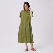 リラックスワンピース Relax One Piece SAW62151 セージグリーン(SG) Mサイズ [フィットネス ワンピース レディース]