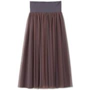 チュールギャザードスカート TULLE GATHERED SKIRT DA421151 オールドローズ(LD) Lサイズ [フィットネス ヨガ スカート レディース]