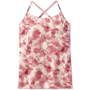 スキニッシュプリントキャミソール SKINISH PRINT CAMISOLE DA10302P サーフワイン(SW) Sサイズ [フィットネス ヨガ カップ付きシャツ レディース]