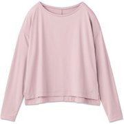 オールデイアクティブライトロングスリーブティー ALL DAY ACTIVE LIGHT L/S TEE DA721300 (HZ)ヘザーピンク Lサイズ [フィットネス ヨガ シャツ レディース]