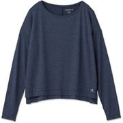 オールデイアクティブライトロングスリーブティー ALL DAY ACTIVE LIGHT L/S TEE DA721300(WA)ウォッシュネイビー Mサイズ [フィットネス ヨガ シャツ レディース]