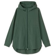 エッセンシャルフィットロングジャケット ESSENTIAL FIT LONG JACKET DA321303 ダークグリーン(DG) Lサイズ [フィットネス ジャケット レディース]