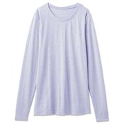 ノンストレスロングスリーブティー NON STRESS L/S TEE DA70104 (LA)ラベンダー Mサイズ [フィットネス ヨガ シャツ レディース]