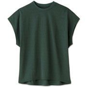 ハイゲージショートスリーブティー HIGH GAUGE S/S TEE DA721105 ダークグリーン(DG) Lサイズ [フィットネス ヨガ シャツ レディース]