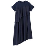 マタニティギャザードドレス MATERNITY GATHERED DRESS DAM521373 ダークネイビー(DN) Lサイズ [フィットネス トップス レディース]