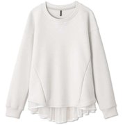 ダンスキンアレグロブレサブルクルー DANSKIN ALLEGRO BREATHABLE CREW DC521302 アイスグレー(IH) Mサイズ [フィットネス ヨガ シャツ レディース]