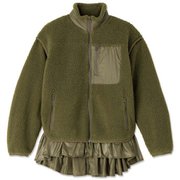 ダンスキンアレグロシープフリースジャケット DANSKIN ALLEGRO SHEEP FLEECE JACKET DC521304 オリーブ(OL) Mサイズ [フィットネス ジャケット レディース]