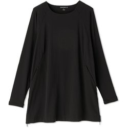 DANSKIN カブリオールロングレングスロングスリーブトップ L　アイスグレー DANSKIN カブリオールロングレングスロングスリーブトップ L