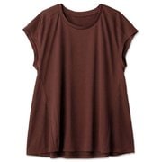 ジャガードテックフレアフレンチ JACQUARD TECH FLARED FRENCH DC721302 ガーネットブラウン(GN) Lサイズ [フィットネス ヨガ シャツ]