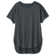 ジャガードテックロングレングスティー JACQUARD TECH L/L TEE DC721303 グレイッシュアイアン(GI) Lサイズ [フィットネス ヨガ シャツ]