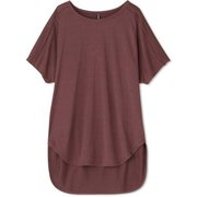 ジャガードテックロングレングスティー JACQUARD TECH L/L TEE DC721303 ガーネットブラウン(GN) Mサイズ [フィットネス ヨガ シャツ]