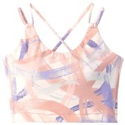 ダンスキンアロンジェプリントミドルトップ DANSKIN ALLONGE PRINT MIDDLE TOP DC121302P ラベンダー(LA) Mサイズ [フィットネス トップス レディース]