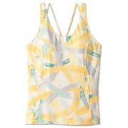 ダンスキンアロンジェプリントタンクトップ DANSKIN ALLONGE PRINT TANK TOP DC121303P ハニーマスタード(HM) Mサイズ [フィットネス トップス レディース]