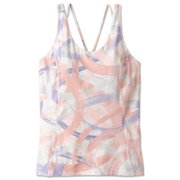 ダンスキンアロンジェプリントタンクトップ DANSKIN ALLONGE PRINT TANK TOP DC121303P ラベンダー(LA) Mサイズ [フィットネス トップス レディース]