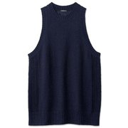 カバーアップクロシェベスト COVER UP CROCHET VEST DC821300 ダークネイビー(DN) Lサイズ [フィットネス ベスト レディース]