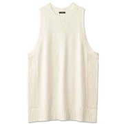 カバーアップクロシェベスト COVER UP CROCHET VEST DC821300 ジャスミンホワイト(JW) Lサイズ [フィットネス ベスト レディース]