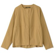 シェルタリングカラーレスジャケット SHELTERING COLLARLESS JACKET DC321309 ジンジャー(JY) Mサイズ [フィットネス ジャケット レディース]