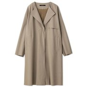 シェルタリングカラーレスコート SHELTERING COLLARLESS COAT DC321308 ジンジャー(JY) Lサイズ [フィットネス ジャケット レディース]