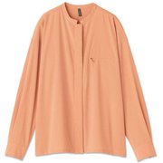 クロスオーバーロングスリーブシャツ CROSSOVER L/S SHIRTS DC321310 マジョリカオレンジ(MJ) Lサイズ [フィットネス ヨガ シャツ]