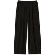 ミッドタウンワイドパンツ MIDTOWN WIDE PANTS DC421304 ブラック(K) Mサイズ [フィットネス ヨガ パンツ レディース]