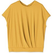 タックドショートスリーブティー TUCKED S/S TEE DC721309 ハニーマスタード(HM) Lサイズ [フィットネス トップス レディース]