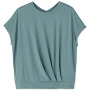 タックドショートスリーブティー TUCKED S/S TEE DC721309 オールドブルー(OD) Mサイズ [フィットネス トップス レディース]