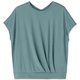タックドショートスリーブティー TUCKED S/S TEE DC721309 オールドブルー(OD) XLサイズ [フィットネス トップス レディース]
