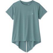 バック２WAYショートスリーブティー BACK 2WAY S/S TEE DC721310 オールドブルー(OD) XLサイズ [フィットネス トップス レディース]