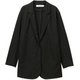 ストレッチコンフォタブルジャケット STRETCH COMFORTABLE JACKET DMF321300 ブラック(K) サイズ2 [フィットネス ジャケット レディース]