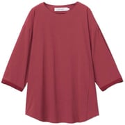 ライトファインハーフスリーブブラウス LIGHT FINE HALF SLEEVE BLOUSE DMF321302 ボルドー(BD) サイズ2 [フィットネス ヨガ シャツ]