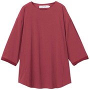 ライトファインハーフスリーブブラウス LIGHT FINE HALF SLEEVE BLOUSE DMF321302 ボルドー(BD) サイズ3 [フィットネス ヨガ シャツ]